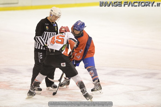 2014-11-22 Hockey Milano Rossoblu U14-Valpellice 0219 Alessia Labruna